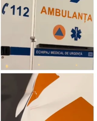 Accident rutier în Capitală. O ambulanță a intrat în gardul unei proprietăți rănind două persoane