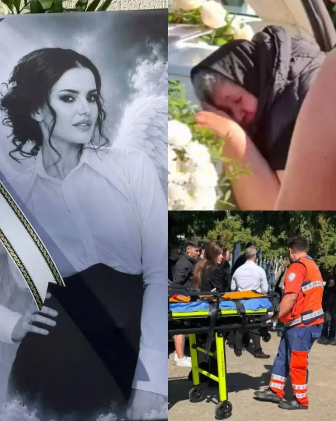Înmormântare plină de dramatism pentru fosta parteneră a lui Nick Rădoi. Mama acesteia a ajuns la spital