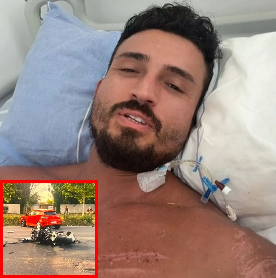 Influencerul Andrei Bordeianu, despre cel mai grav accident din viața sa. Rănile care îl țin imobilizat la pat