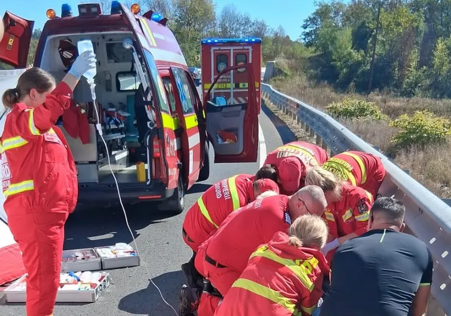 Tragedie rutieră în Bihor. Un motociclist de 23 de ani a murit după ce s-a izbit de un parapet pe DN 76