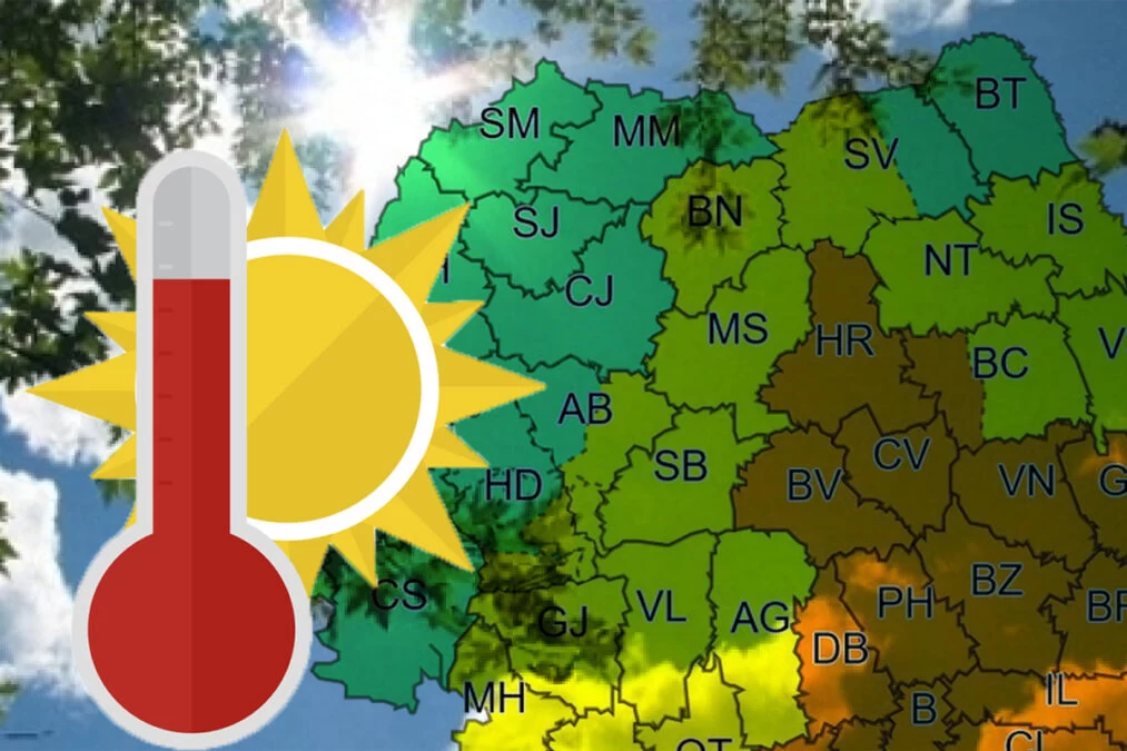 Prognoza meteo se schimbă din nou. Vremea se încălzește treptat și temperaturile ating pragul de 32 de grade în septembrie
