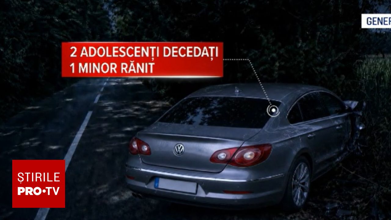 Gluma proastă care i-a ucis pe doi tineri în Prahova. Șoferul a stins farurile în mers, înainte de impact