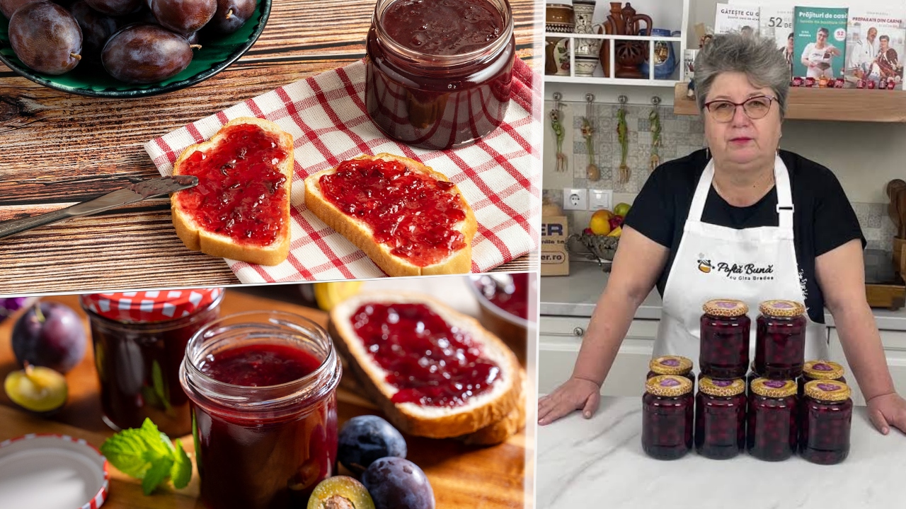 Trucul genial folosit de Gina Bradea la gemul de prune! Ce trebuie să pui neapărat în oală
