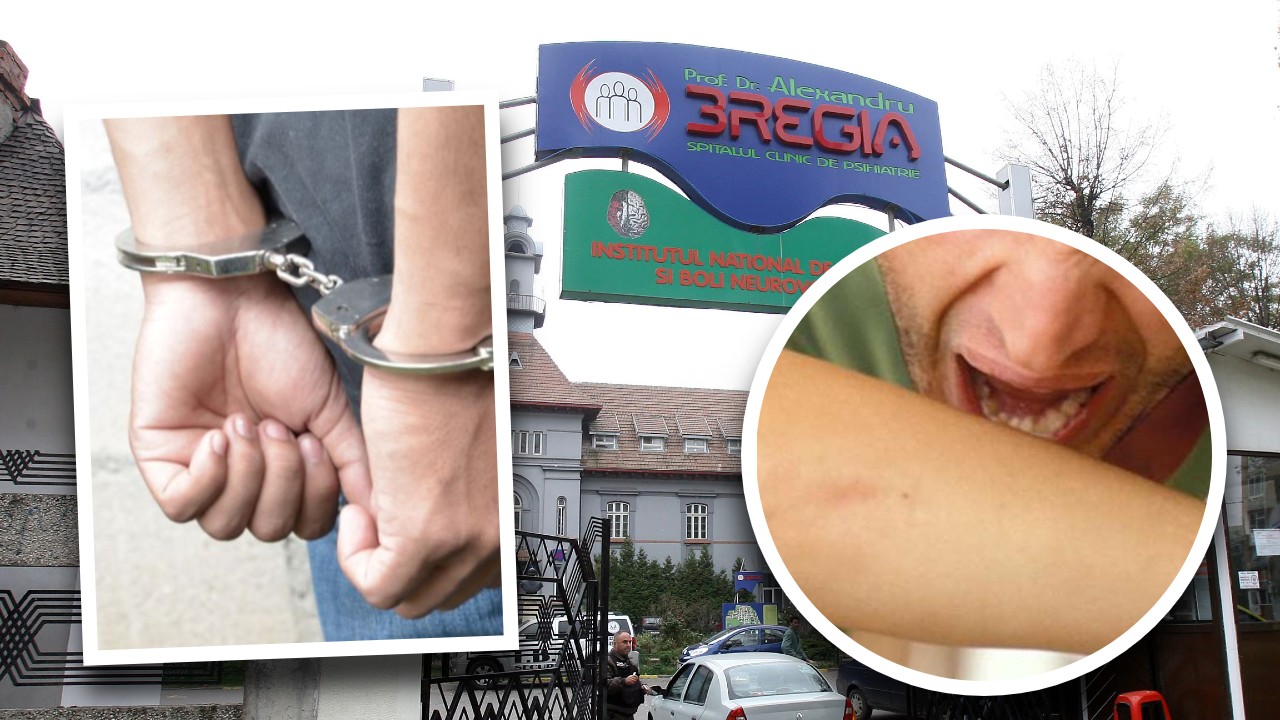 Bărbat din Capitală, arestat preventiv după ce a atacat și mușcat mai mulți polițiști în timpul intervenției