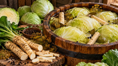 Ingredientul ieftin pe care gospodinele îl pun în varza murată. Așa nu se mai înmoaie și rămâne zeama limpede!