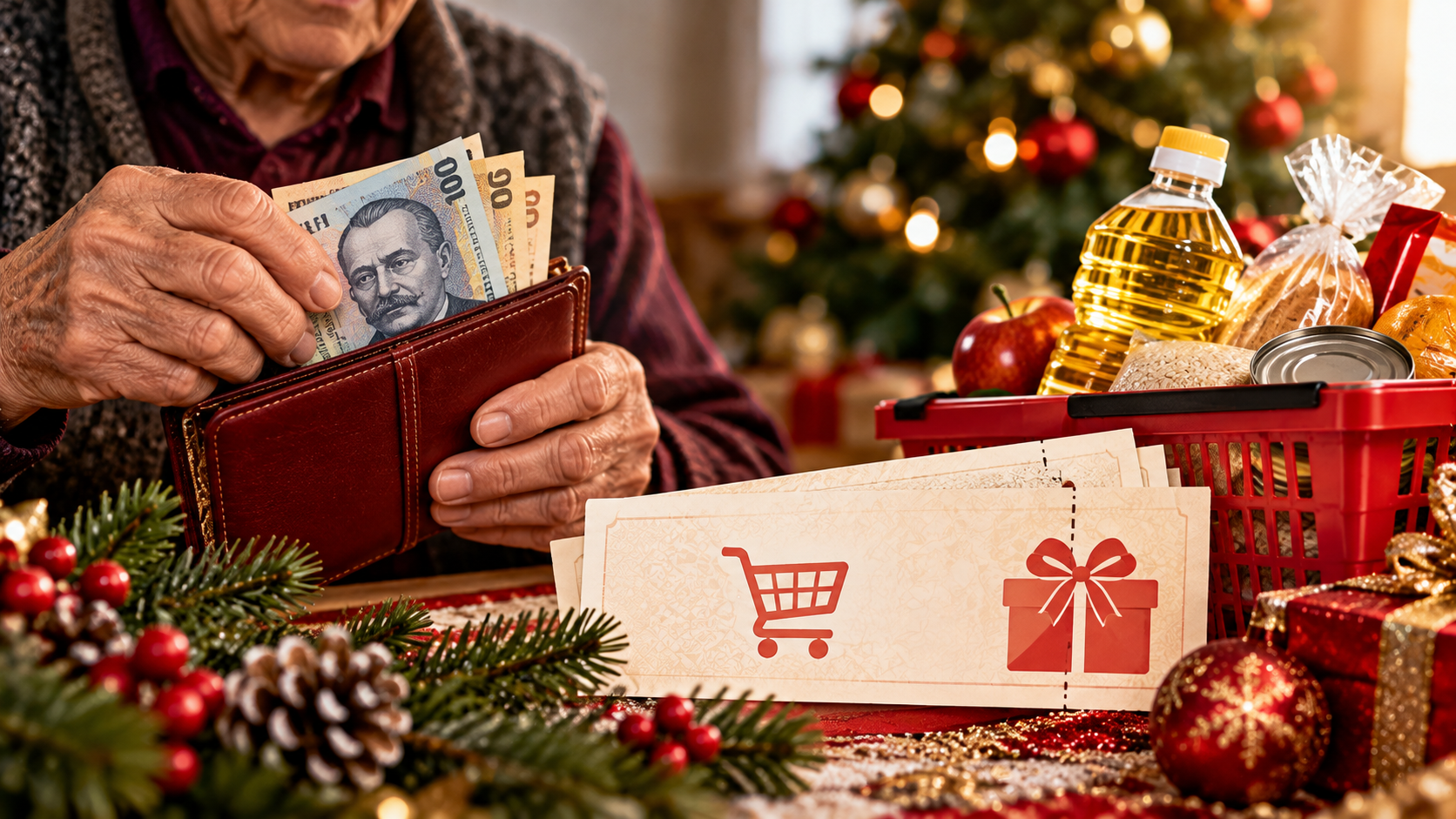 Bani extra pentru pensionari înainte de Crăciun! Cine ia tichetele de 200 de lei și ce trebuie să faci