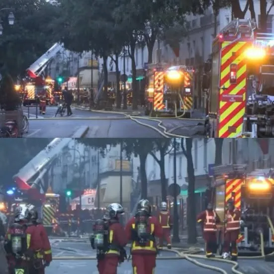 Cea mai veche piață alimentară acoperită din Paris, distrusă de un incendiu. Au intervenit 150 de pompieri