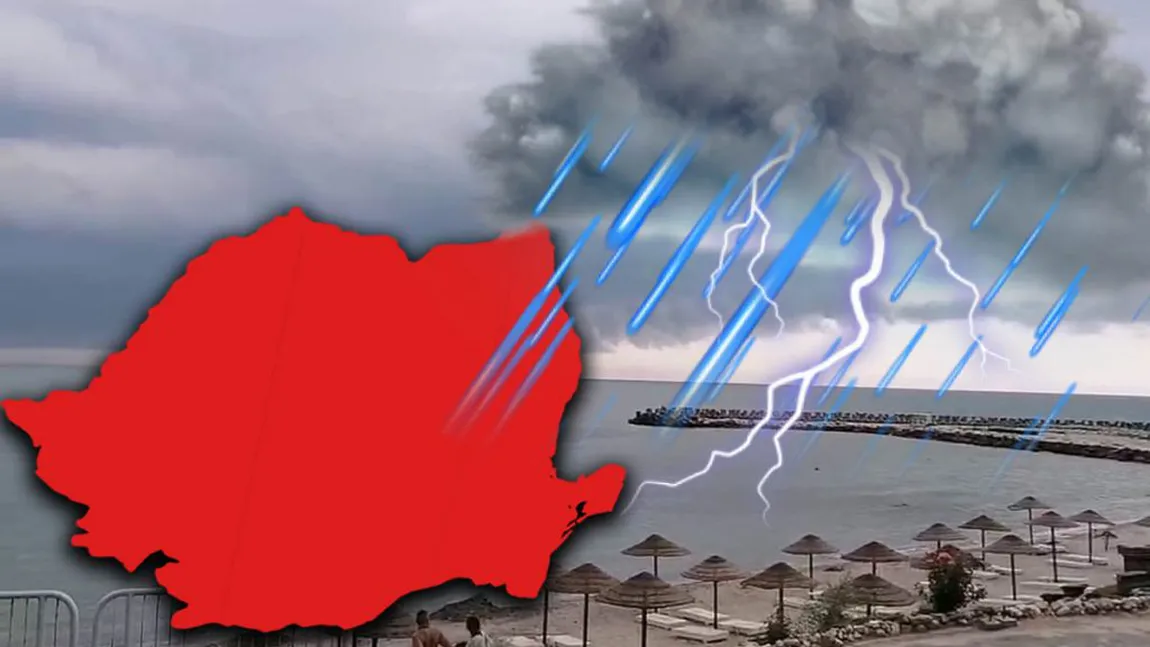 ULTIMĂ ORĂ! COD ROȘU de ploi în Constanța! Zone inundate și două mesaje RO-Alert