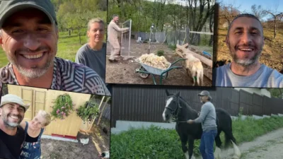 Dragoș Bucur, DEZVĂLUIRI despre viața la țară! Ce pregătește în gospodăria din ARGEȘ