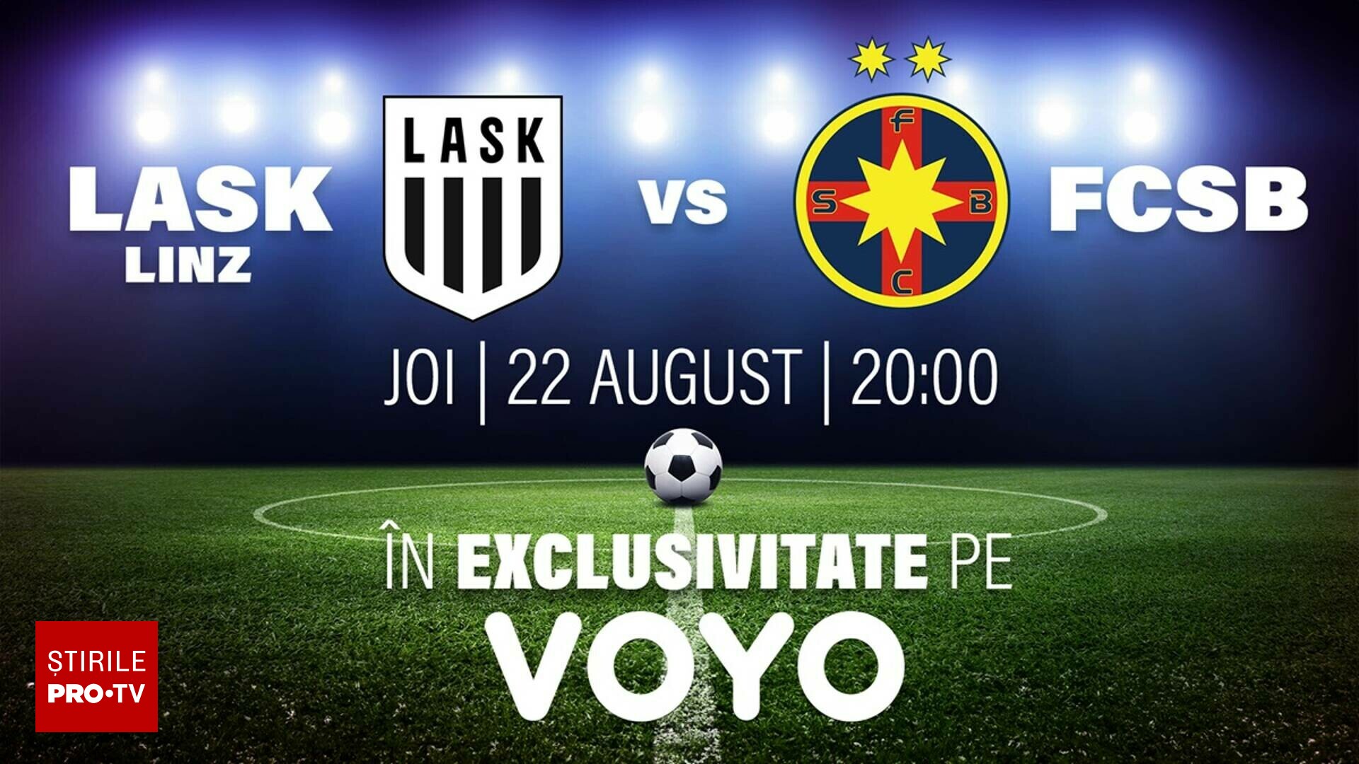 LIVE TEXT | LASK Linz - FCSB, azi, de la ora 20:00, în direct pe VOYO, în play-off-ul Europa League. Echipele probabile